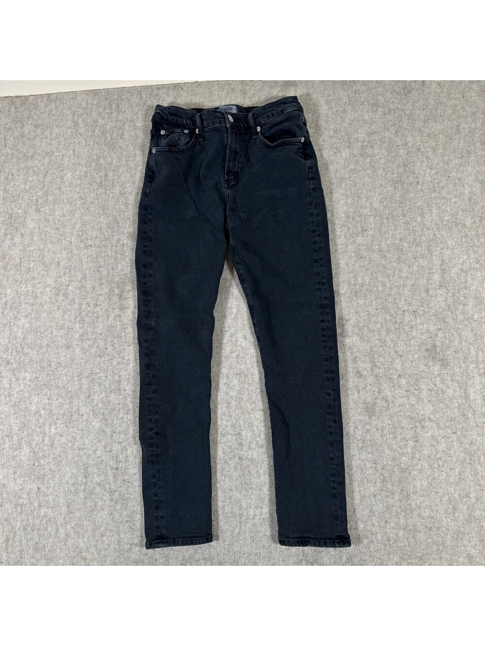 Women's Agolde Toni Denim Jeans 26 (24x26) Mid Rise Straight Leg Black